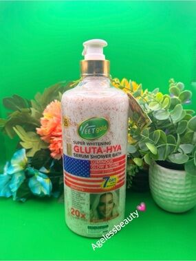 Veet Gold Gluta-HYA Super Whitening Serum Shower Bath - White